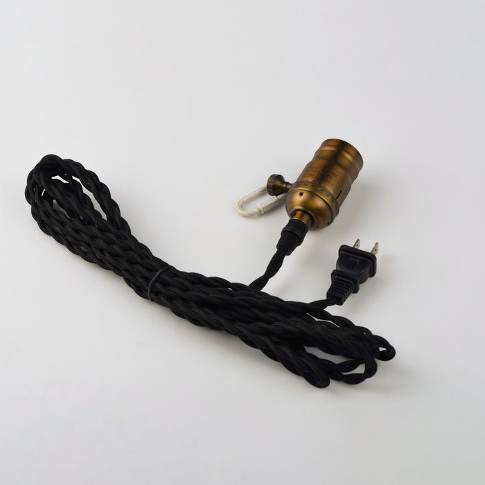 Myhouse Lighting Maxim - 12120BKAB - One Light Pendant - Early Electric - Black / Antique Brass