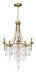 Myhouse Lighting Maxim - 14425CZGS - Five Light Chandelier - Cebu - Capiz / Gold Silver