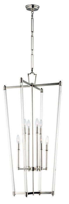 Myhouse Lighting Maxim - 16102CLPN - Eight Light Pendant - Lucent - Polished Nickel