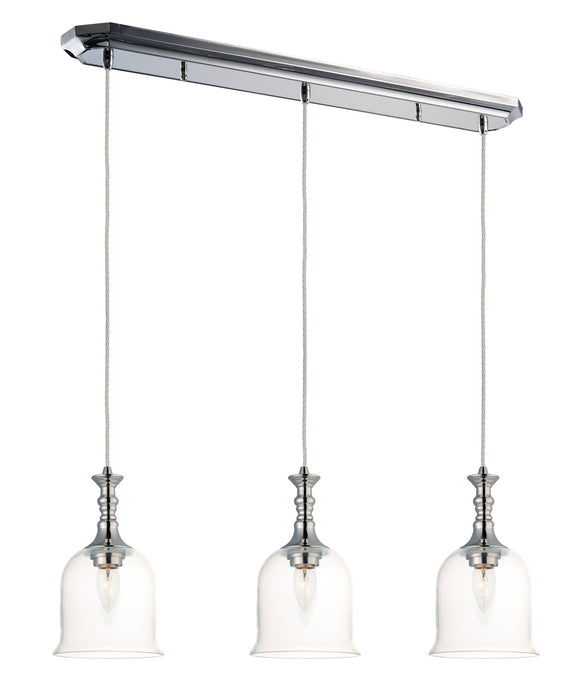 Myhouse Lighting Maxim - 20473CLPN - Three Light Pendant - Centennial - Polished Nickel