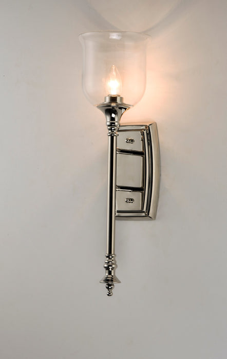 Myhouse Lighting Maxim - 20479CLPN - One Light Wall Sconce - Centennial - Polished Nickel