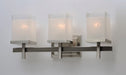 Myhouse Lighting Maxim - 2153LNSN - Three Light Bath Vanity - Tetra - Satin Nickel