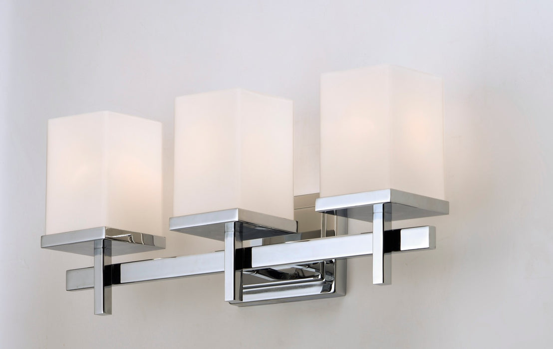 Myhouse Lighting Maxim - 2153SWPC - Three Light Bath Vanity - Tetra - Polished Chrome