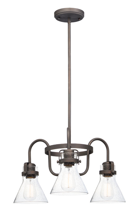 Myhouse Lighting Maxim - 26116CDOI - Three Light Chandelier - Seafarer - Oil Rubbed Bronze