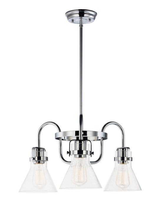 Myhouse Lighting Maxim - 26116CDPC - Three Light Chandelier - Seafarer - Polished Chrome