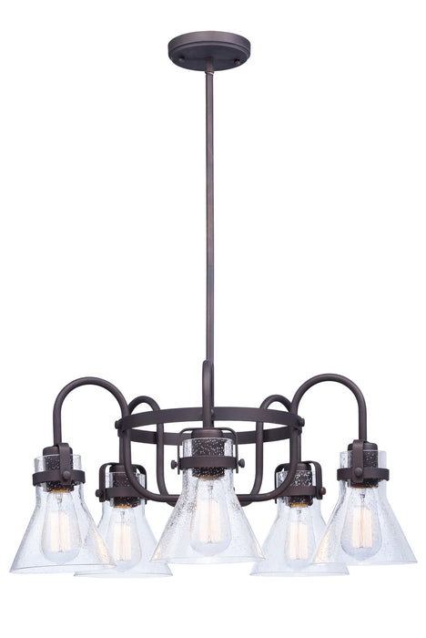 Myhouse Lighting Maxim - 26117CDOI - Five Light Chandelier - Seafarer - Oil Rubbed Bronze