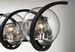 Myhouse Lighting Maxim - 35107CDBKPN - Five Light Bath Vanity - Curlicue - Black / Polished Nickel