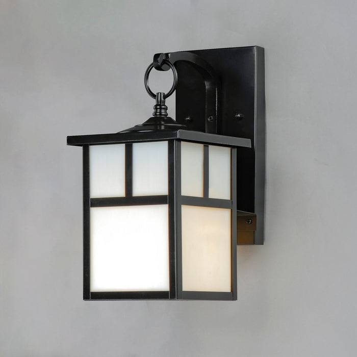 Myhouse Lighting Maxim - 4053WTBK - One Light Outdoor Wall Lantern - Coldwater - Black