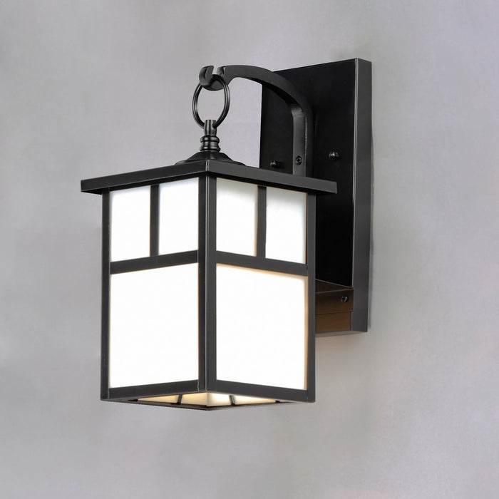 Myhouse Lighting Maxim - 4054WTBK - One Light Outdoor Wall Lantern - Coldwater - Black