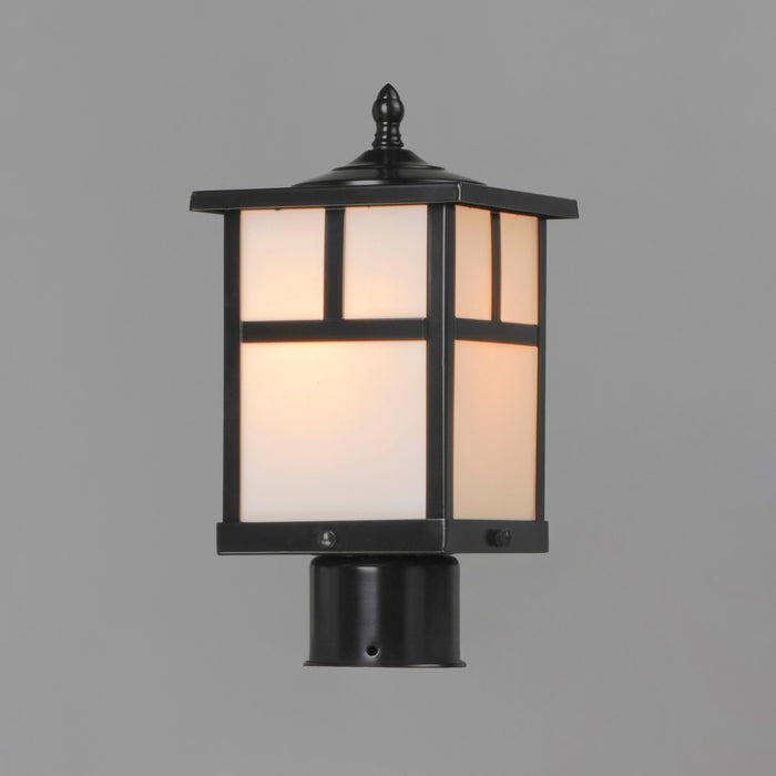 Myhouse Lighting Maxim - 4055WTBK - One Light Outdoor Pole/Post Lantern - Coldwater - Black