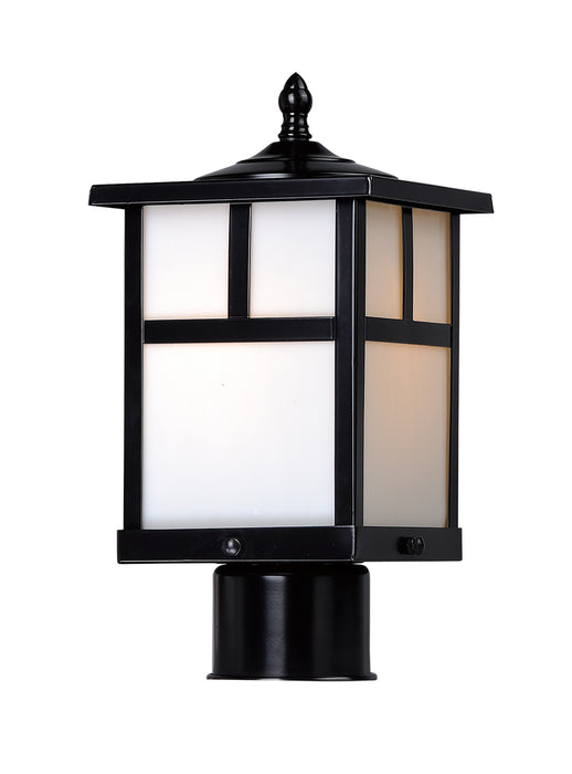 Myhouse Lighting Maxim - 4055WTBK - One Light Outdoor Pole/Post Lantern - Coldwater - Black