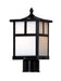 Myhouse Lighting Maxim - 4055WTBK - One Light Outdoor Pole/Post Lantern - Coldwater - Black