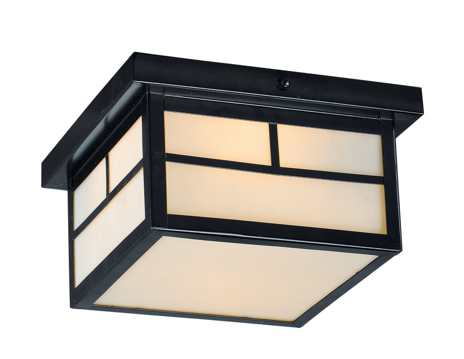 Myhouse Lighting Maxim - 4059WTBK - Two Light Outdoor Ceiling Mount - Coldwater - Black