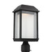 Myhouse Lighting Visual Comfort Studio - OL12807TXB-L1 - LED Outdoor Post Lantern - McHenry - Textured Black