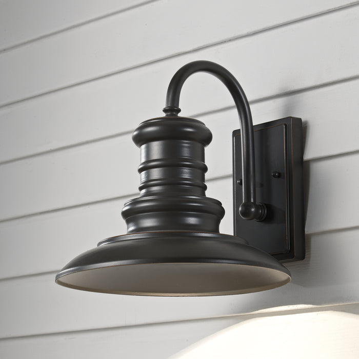 Myhouse Lighting Generation Lighting - OL8601RSZ-L1 - LED Outdoor Wall Sconce - Redding Station - Restoration Bronze