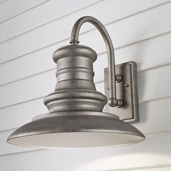 Myhouse Lighting Generation Lighting - OL9004TRD-L1 - LED Outdoor Wall Sconce - Redding Station - Tarnished Silver