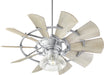 Myhouse Lighting Quorum - 1902-9 - LED Fan Light Kit - Windmill - Galvanized