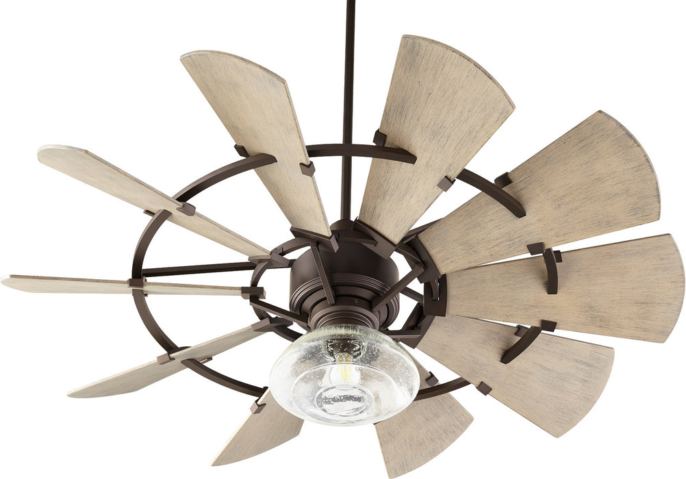 Myhouse Lighting Quorum - 195210-86 - 52"Patio Fan - Windmill - Oiled Bronze