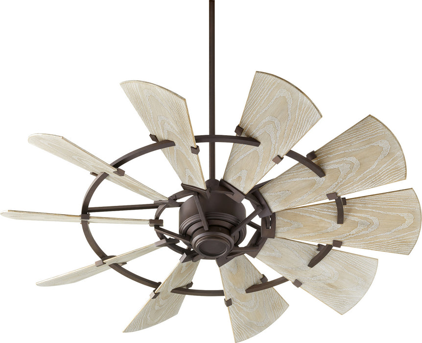 Myhouse Lighting Quorum - 195210-86 - 52"Patio Fan - Windmill - Oiled Bronze