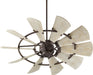 Myhouse Lighting Quorum - 195210-86 - 52"Patio Fan - Windmill - Oiled Bronze