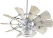 Myhouse Lighting Quorum - 1974-9 - LED Fan Light Kit - Windmill - Galvanized