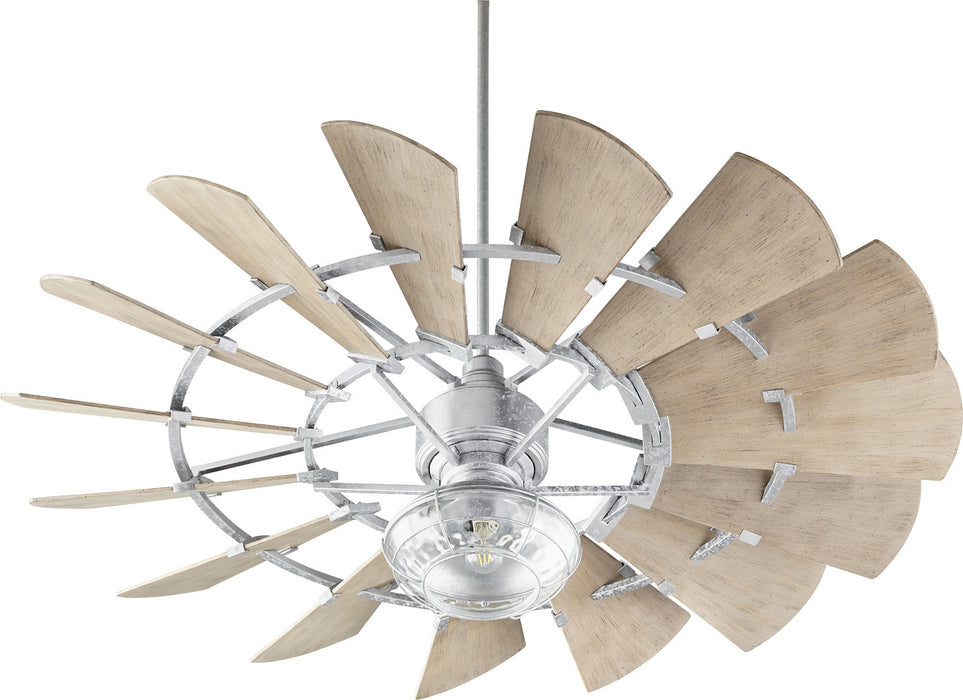 Myhouse Lighting Quorum - 1975-9 - LED Fan Light Kit - Windmill - Galvanized