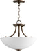 Myhouse Lighting Quorum - 2769-15-86 - Three Light Dual Mount - Barkley - Oiled Bronze