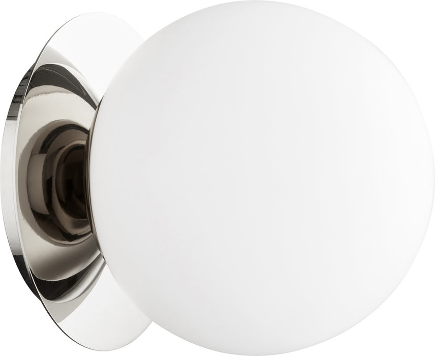 Myhouse Lighting Quorum - 339-1-62 - One Light Wall Mount - 339 Globe Ceiling Mounts - Polished Nickel