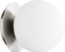 Myhouse Lighting Quorum - 339-1-65 - One Light Wall Mount - 339 Globe Ceiling Mounts - Satin Nickel