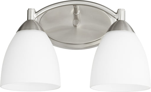 Myhouse Lighting Quorum - 5069-2-65 - Two Light Vanity - Barkley - Satin Nickel