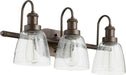 Myhouse Lighting Quorum - 508-3-86 - Three Light Vanity - 508 Vanities - Oiled Bronze