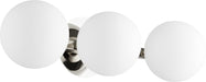 Myhouse Lighting Quorum - 539-3-62 - Three Light Vanity - 539 Globe Vanities - Polished Nickel