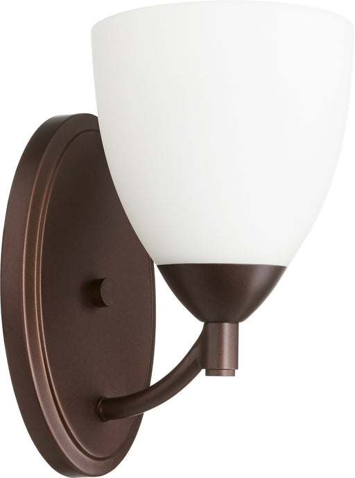 Myhouse Lighting Quorum - 5569-1-86 - One Light Wall Mount - Barkley - Oiled Bronze