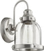 Myhouse Lighting Quorum - 586-1-65 - One Light Wall Mount - Banded Lighting Series - Satin Nickel