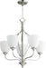 Myhouse Lighting Quorum - 6127-5-65 - Five Light Chandelier - Jardin - Satin Nickel