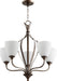 Myhouse Lighting Quorum - 6127-5-86 - Five Light Chandelier - Jardin - Oiled Bronze