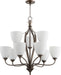 Myhouse Lighting Quorum - 6127-9-86 - Nine Light Chandelier - Jardin - Oiled Bronze