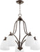 Myhouse Lighting Quorum - 6369-5-86 - Five Light Chandelier - Barkley - Oiled Bronze