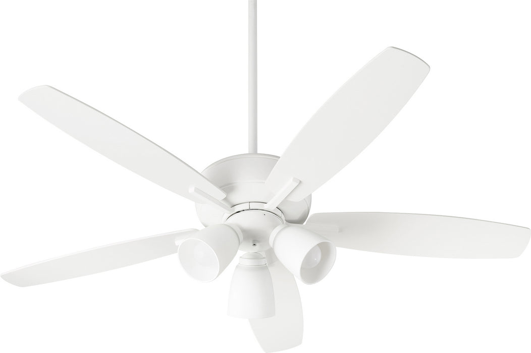 Myhouse Lighting Quorum - 70525-308 - 52"Ceiling Fan - Breeze - Studio White