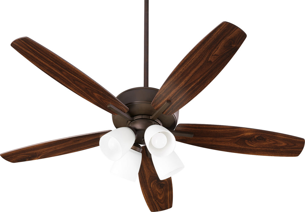 Myhouse Lighting Quorum - 70525-486 - 52"Ceiling Fan - Breeze - Oiled Bronze