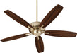 Myhouse Lighting Quorum - 7052-80 - 52"Ceiling Fan - Breeze - Aged Brass