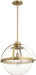 Myhouse Lighting Quorum - 88-20-80 - One Light Pendant - Meridian Globe Pendants - Aged Brass