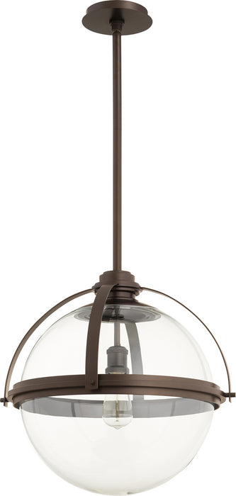 Myhouse Lighting Quorum - 88-20-86 - One Light Pendant - Meridian Globe Pendants - Oiled Bronze