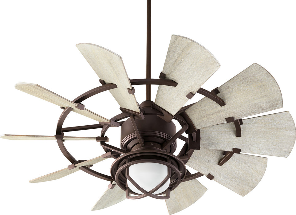 Myhouse Lighting Quorum - 94410-86 - 44"Ceiling Fan - Windmill - Oiled Bronze