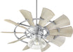 Myhouse Lighting Quorum - 94410-9 - 44"Ceiling Fan - Windmill - Galvanized