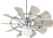 Myhouse Lighting Quorum - 94410-9 - 44"Ceiling Fan - Windmill - Galvanized