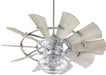 Myhouse Lighting Quorum - 94410-9 - 44"Ceiling Fan - Windmill - Galvanized