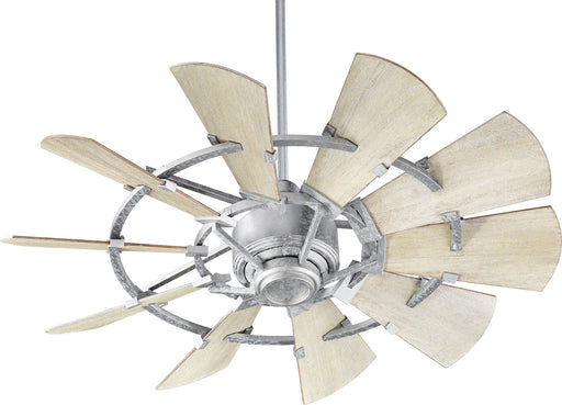 Myhouse Lighting Quorum - 94410-9 - 44"Ceiling Fan - Windmill - Galvanized