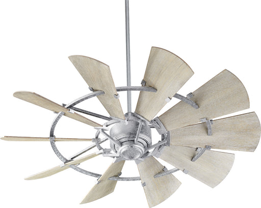 Myhouse Lighting Quorum - 95210-9 - 52"Ceiling Fan - Windmill - Galvanized