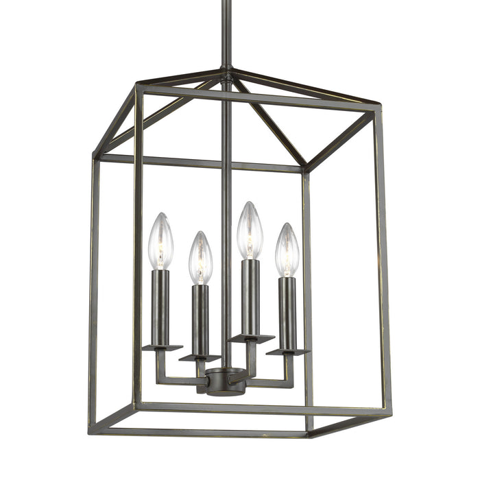 Myhouse Lighting Generation Lighting - 5115004-710 - Four Light Hall / Foyer - Perryton - Bronze